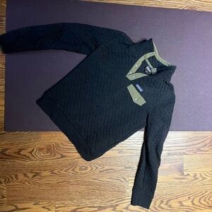 Patagonia Black and Olive Quilted Jacket